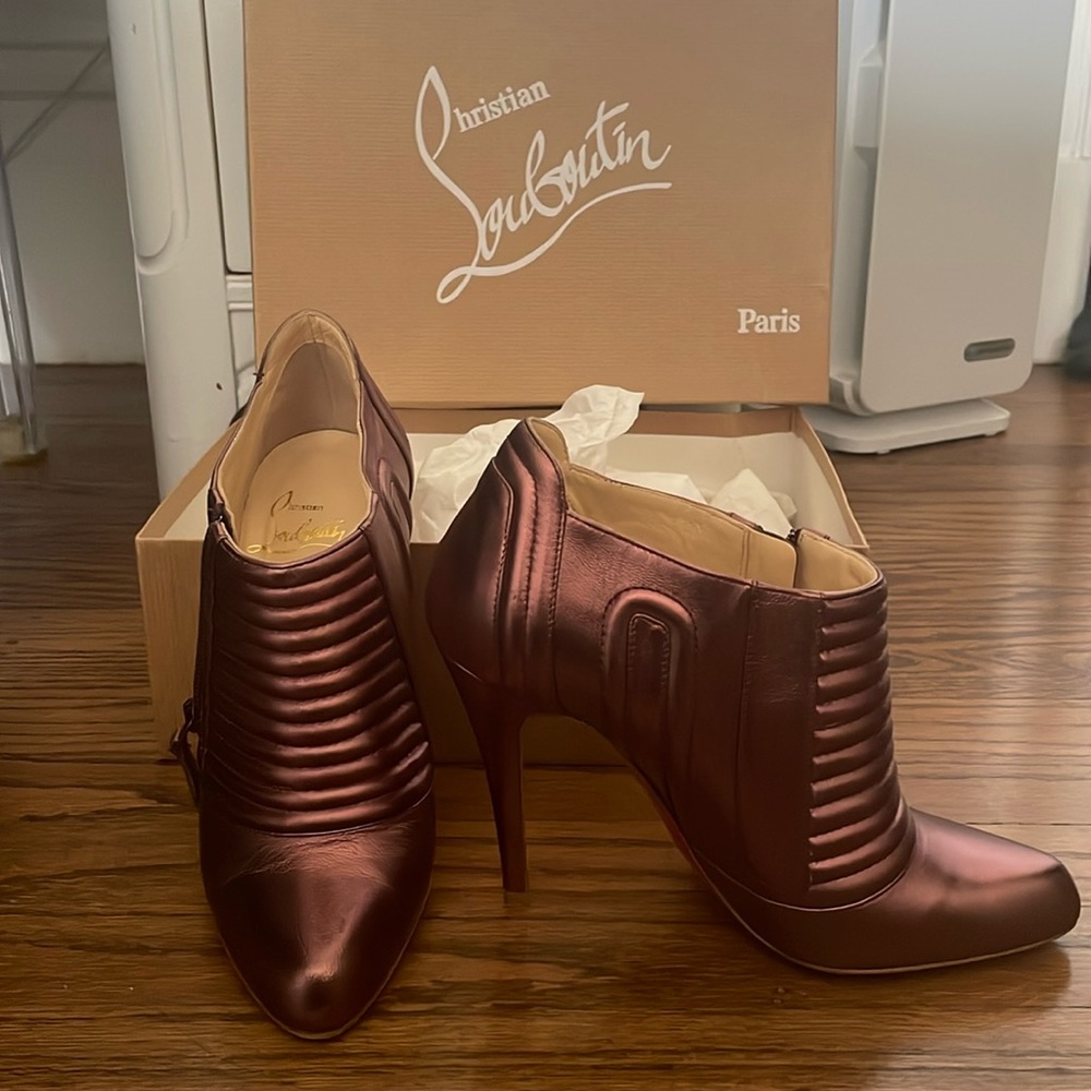 Christian Louboutin high heel booties